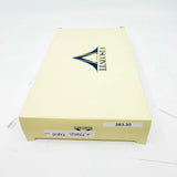 Visconti Wall Street Glittering Burgundy Striped Celluloid Fountain Pen  -  Flexible Fine 23K Palladium Nib