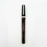 Visconti Wall Street Glittering Burgundy Striped Celluloid Fountain Pen  -  Flexible Fine 23K Palladium Nib