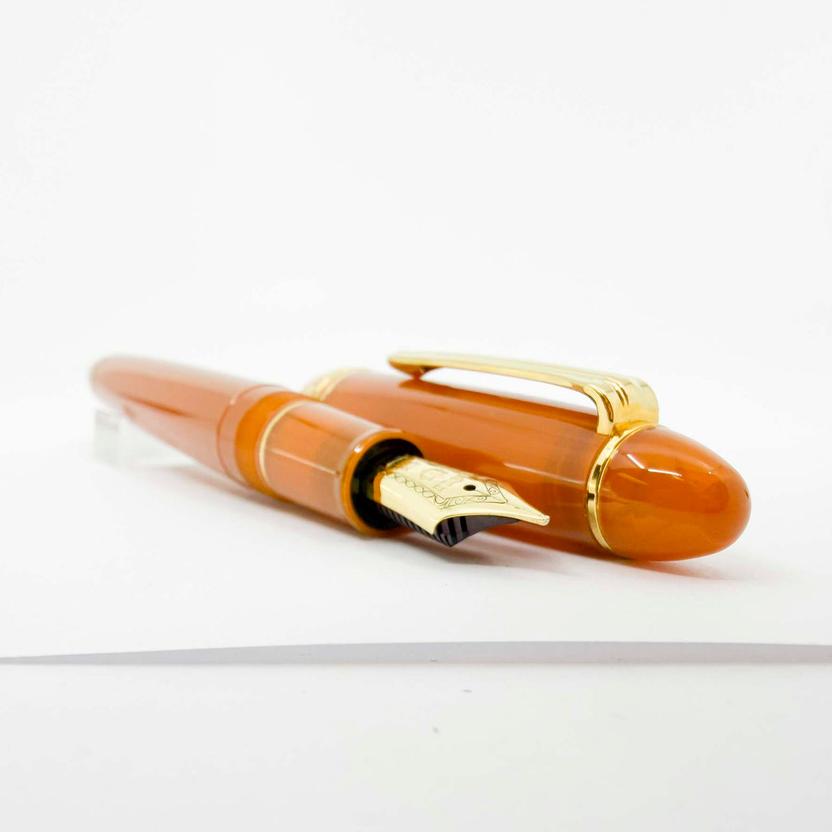 Sailor 1911L Large Butterscotch Limited Edition Fountain  Pen (Only 100 of each Size Made-Fountain Pen Hospital Exclusive) - Broad 21kt Gold Nib