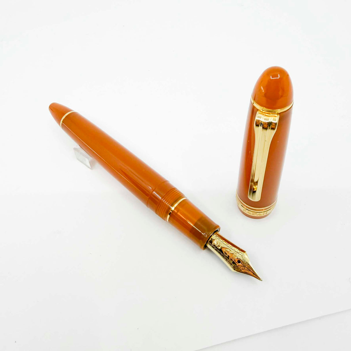 Sailor 1911L Large Butterscotch Limited Edition Fountain  Pen (Only 100 of each Size Made-Fountain Pen Hospital Exclusive) - Broad 21kt Gold Nib