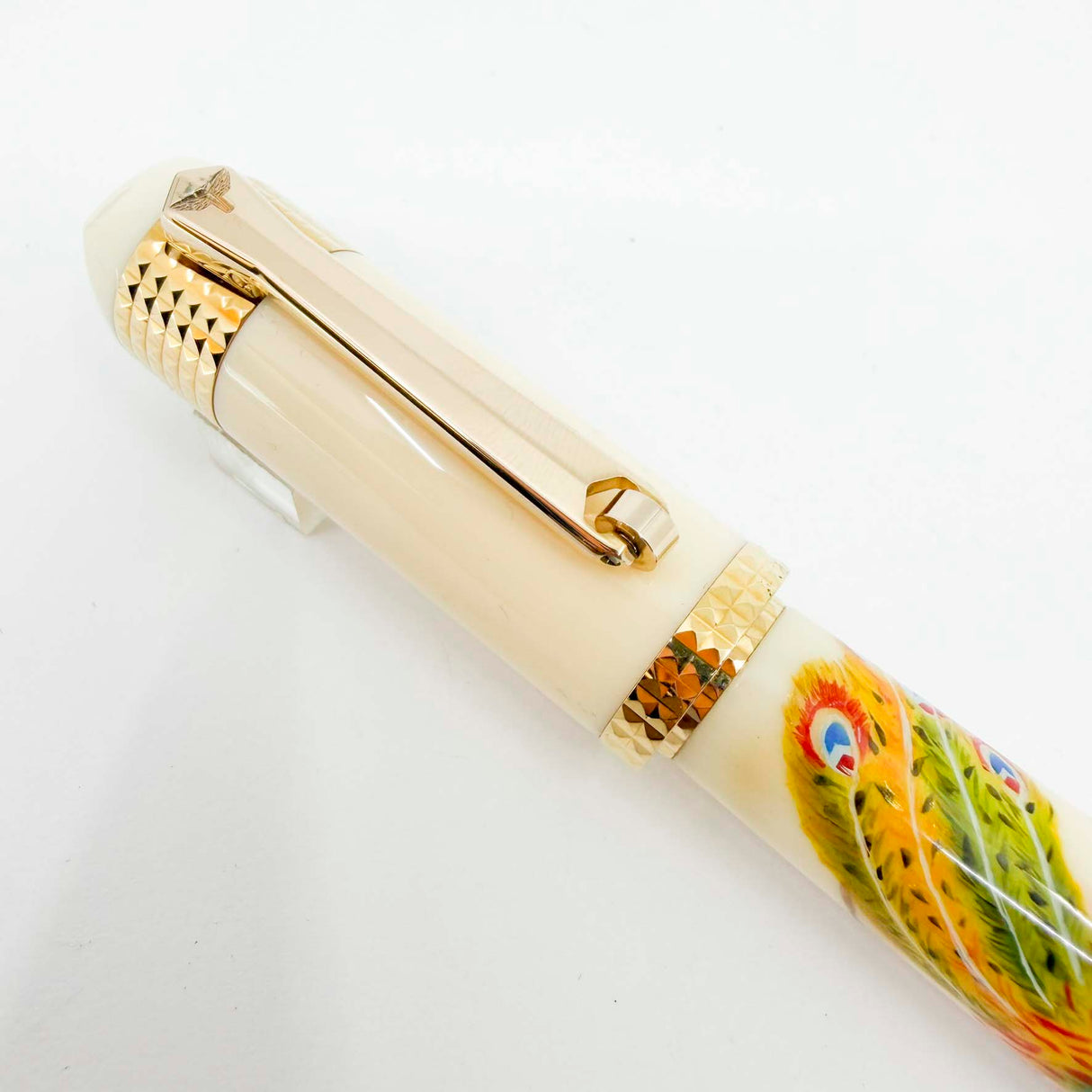 Tibaldi PHOENIX Ivory Resin Limited Edition Rollerball - Made by Montegrappa