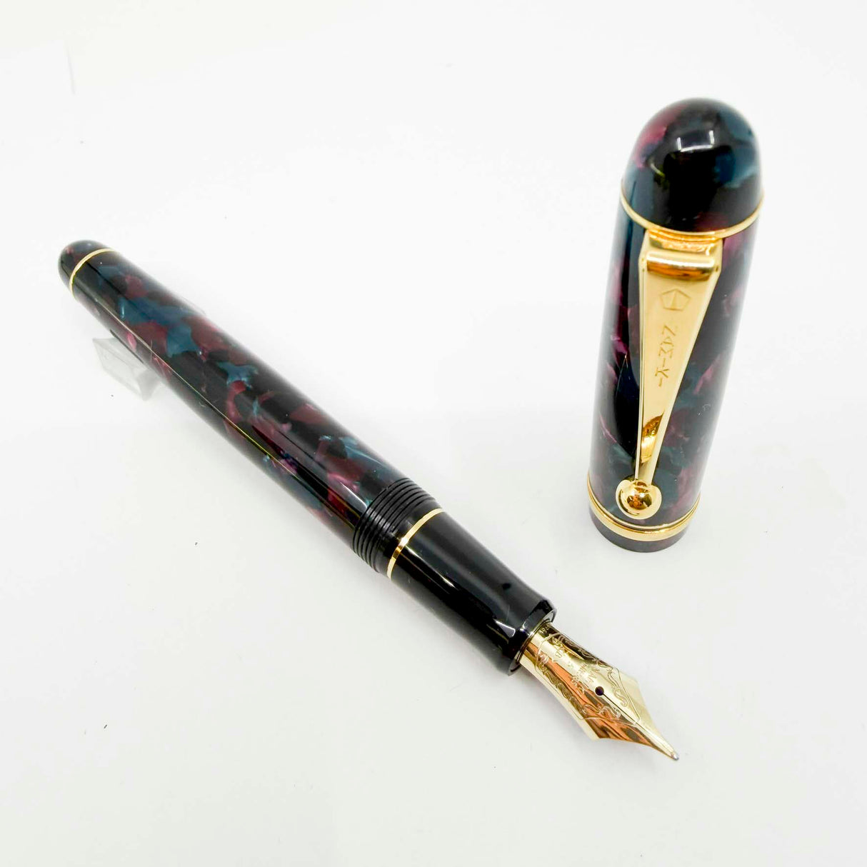 Pilot Namiki Marbled "Medley" Impressions Fountain Pen - Broad 14kt Gold Nib - Scarce in this Finish!