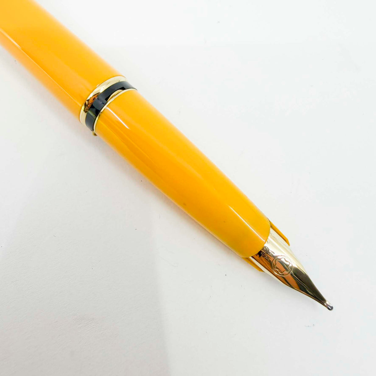 Montblanc Generation Yellow Fountain Pen - Medium 14kt Gold Nib