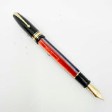 Conway Stewart "The Garner 100" Patriot Striped Barrel Limited Edition  Fountain Pen - Medium 18kt Gold Nib