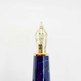 Platinum 3776 Century Celluloid Midnight Ocean Blue Fountain Pen - Music 14kt Gold Nib