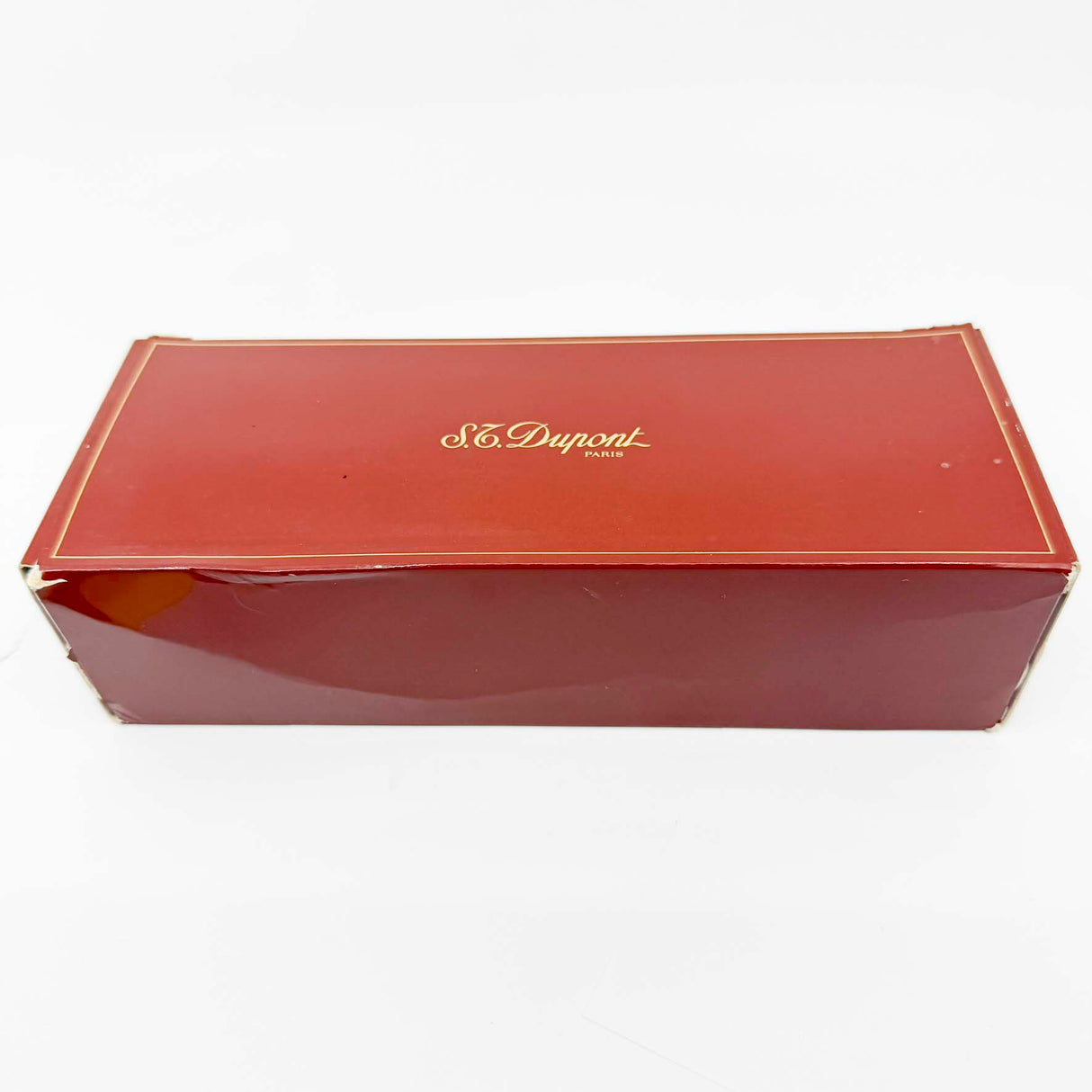S.T. DuPont Large Orpheo Lacque Ecaille Fountain Pen - Marbled Black & Burnished Burgundy Laque - Medium 18kt Gold Nib