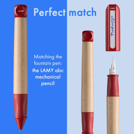 LAMY ABC Red Fountain Pen Collection