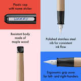 LAMY ABC Black Fountain Pen Collection