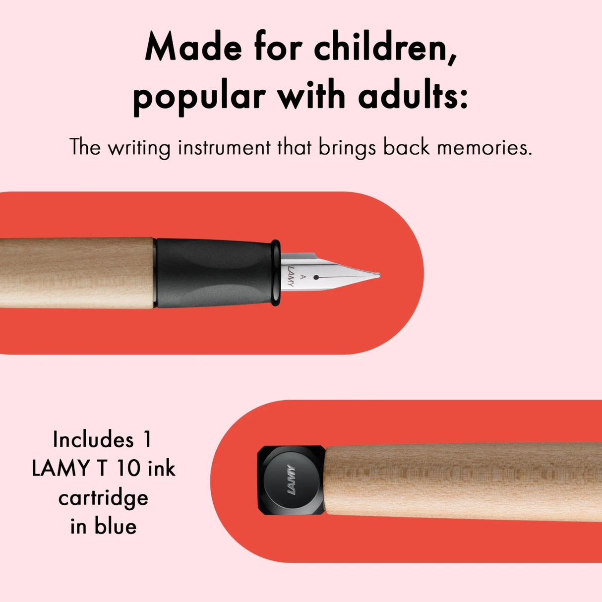LAMY ABC Black Fountain Pen Collection