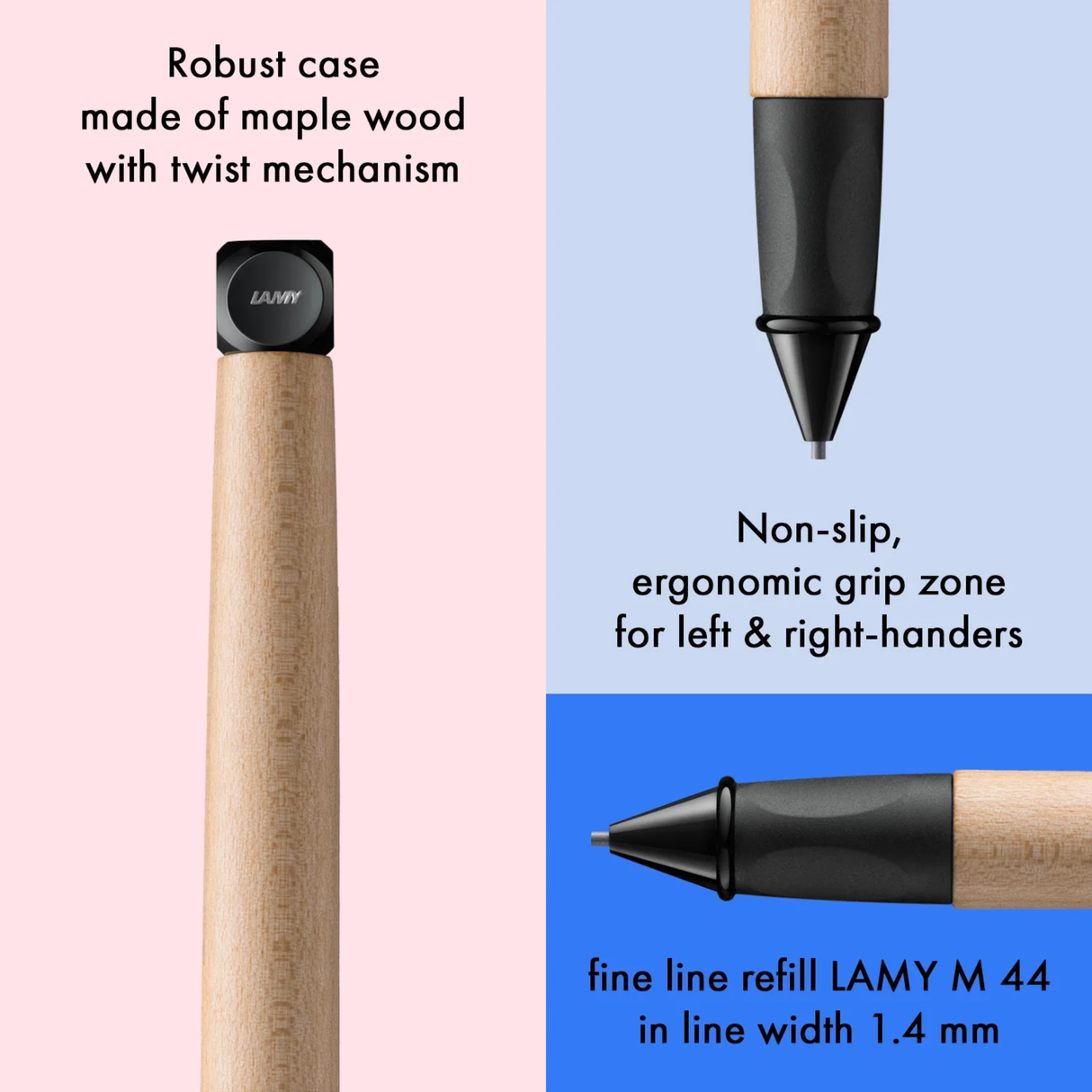 LAMY ABC Black Mechanical Pencil collection