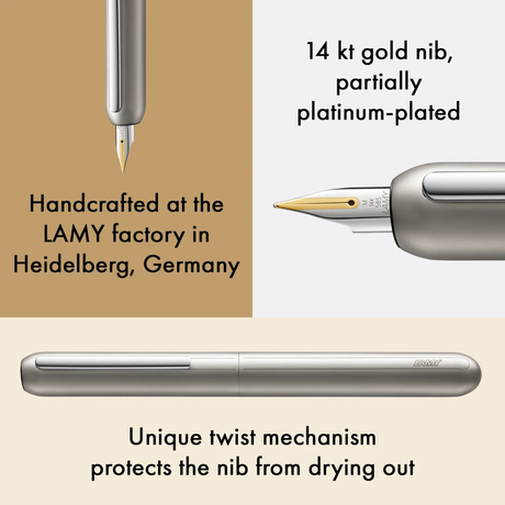 LAMY Dialog Palladium Fountain Pen Collection