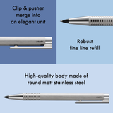 LAMY Logo Brushed Stainless Steel Mechanical Pencil .5mm Collection