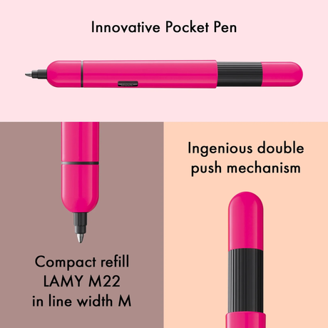 LAMY Pico Neon Pink Ballpoint Pen Collection