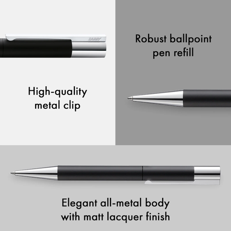 LAMY Scala Black Ballpoint Pen Collection