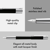 LAMY Scala Black Fountain Pen Collection