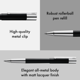LAMY Scala Black Rollerball Pen Collection