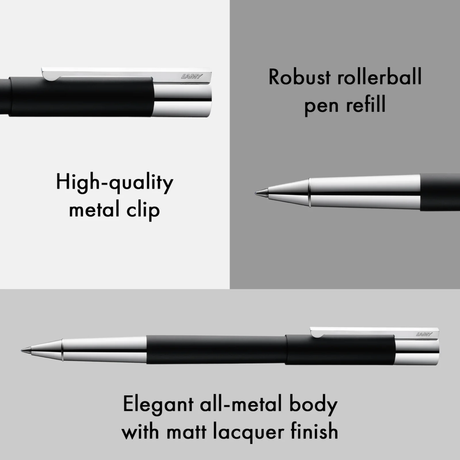 LAMY Scala Black Rollerball Pen Collection