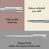 LAMY Scala Stainless Steel Brushed Rollerball Pen Collection