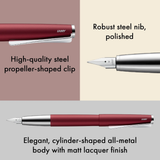 LAMY Studio Royal Red Fountain Pen Collection