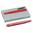 LAMY T10 Ink Cartridge Red Collection