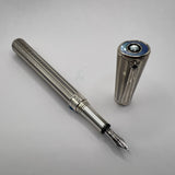 Montblanc Marlene Dietrich Sterling Silver & Diamond Limited Edition 1901 Fountain Pen -  Medium 18kt Gold Nib