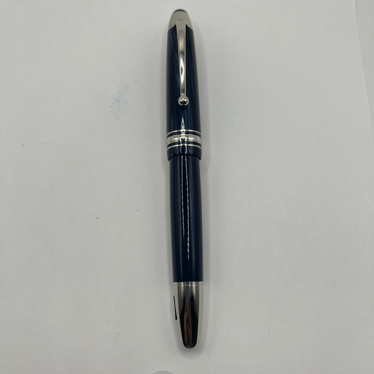 Montblanc Origin Blue #146 LeGrand Fountain Pen -  Medium 18kt Gold Nib