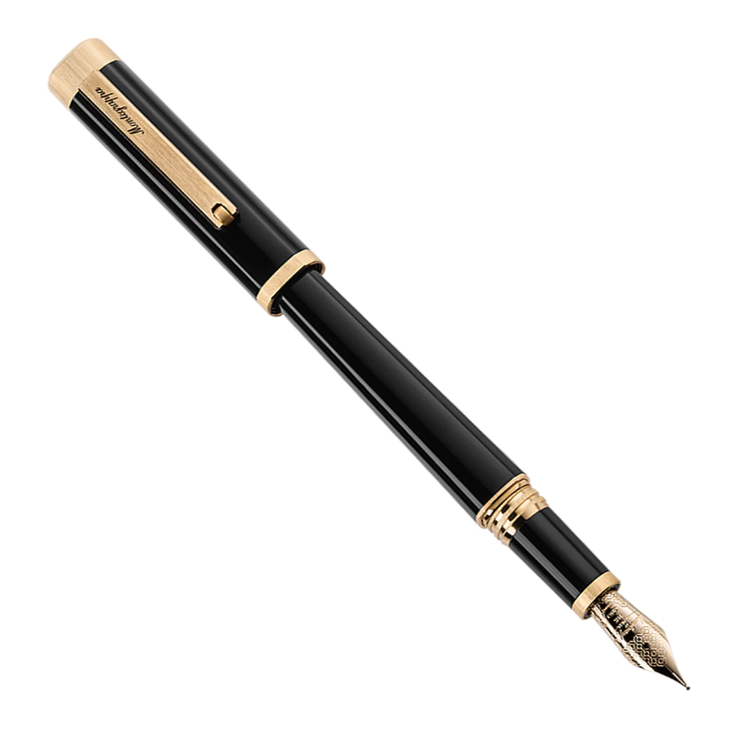 Montegrappa Quattro Black & Gold - Fountain Pen (14kt)