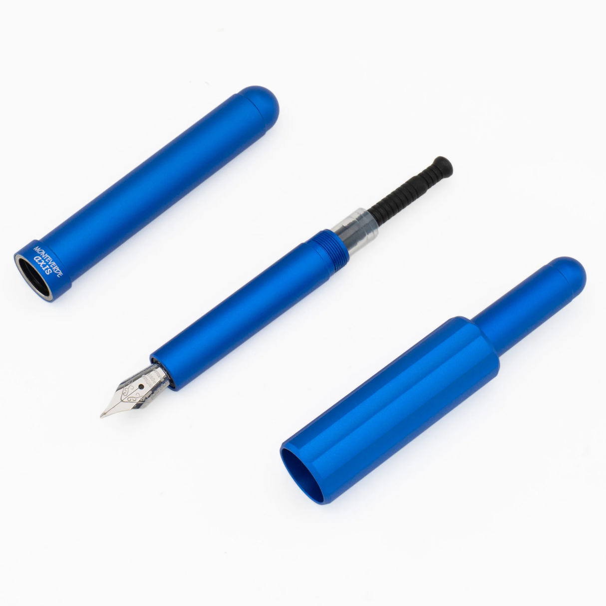 Monteverde USA Axis Matte Blue Fountain Pen Collection