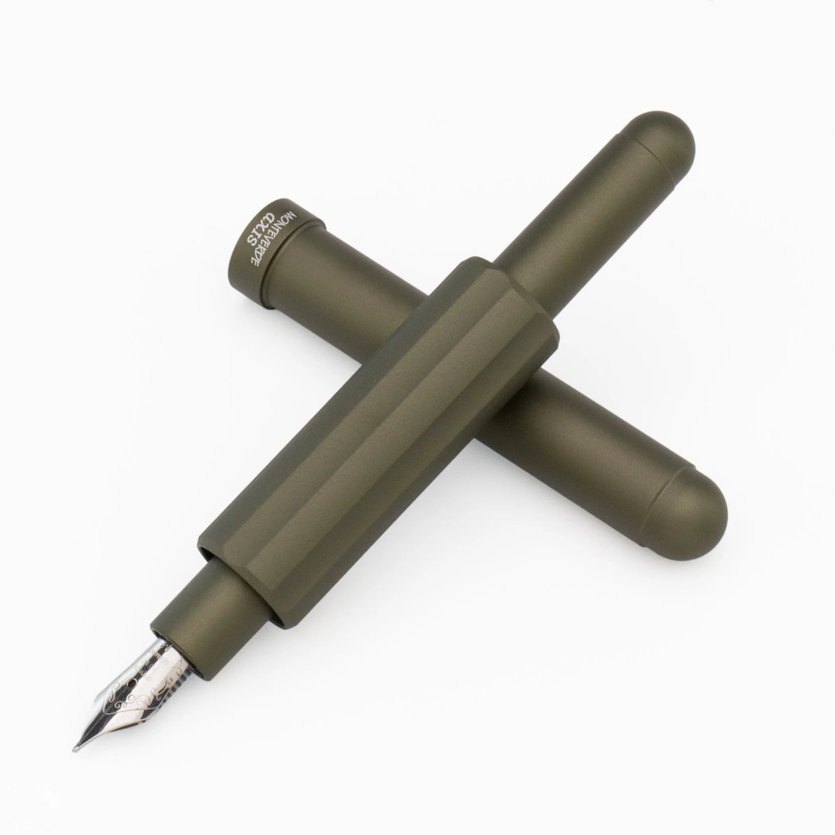 Monteverde USA Axis Matte Olive Fountain Pen Collection