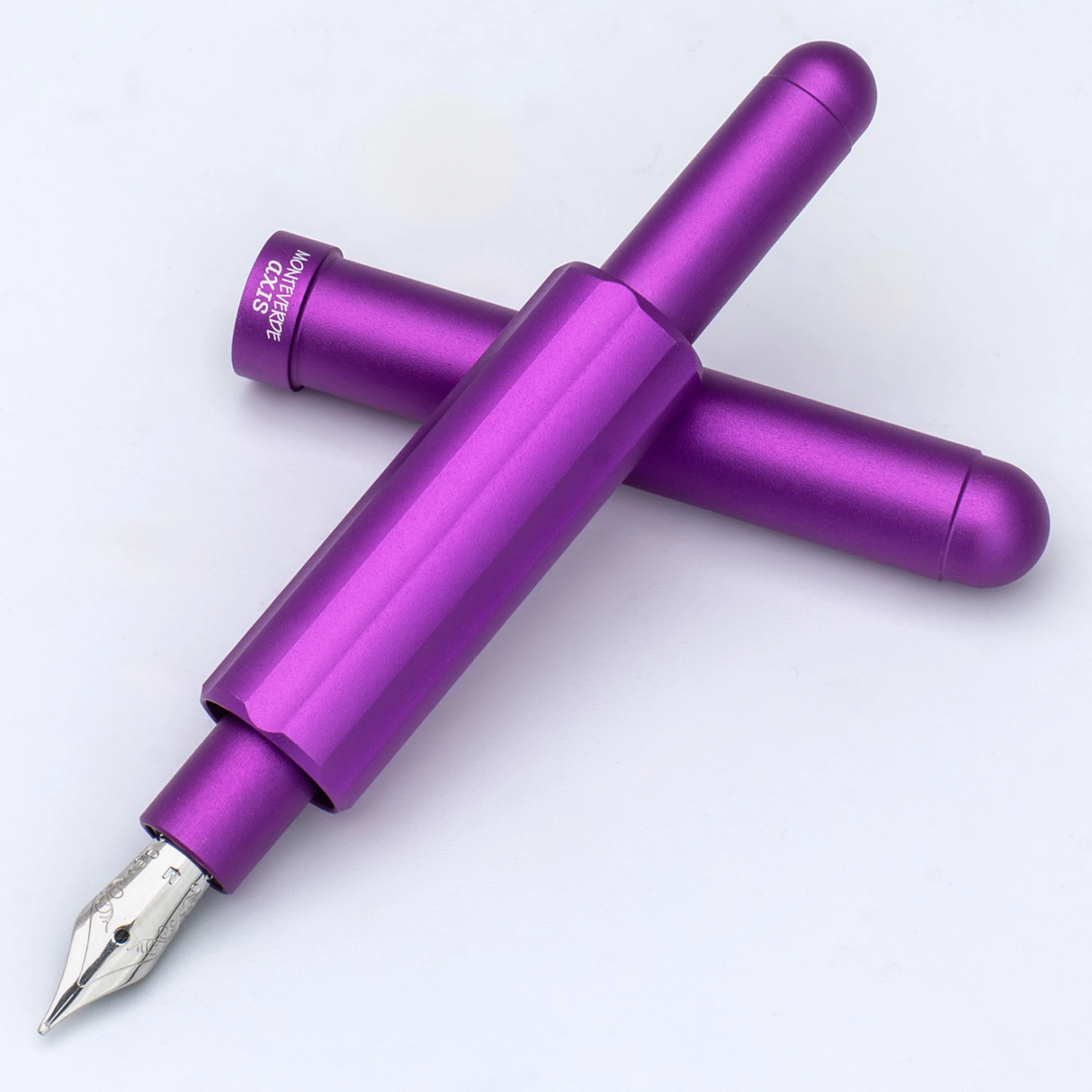 Monteverde USA Axis Matte Purple Fountain Pen Collection
