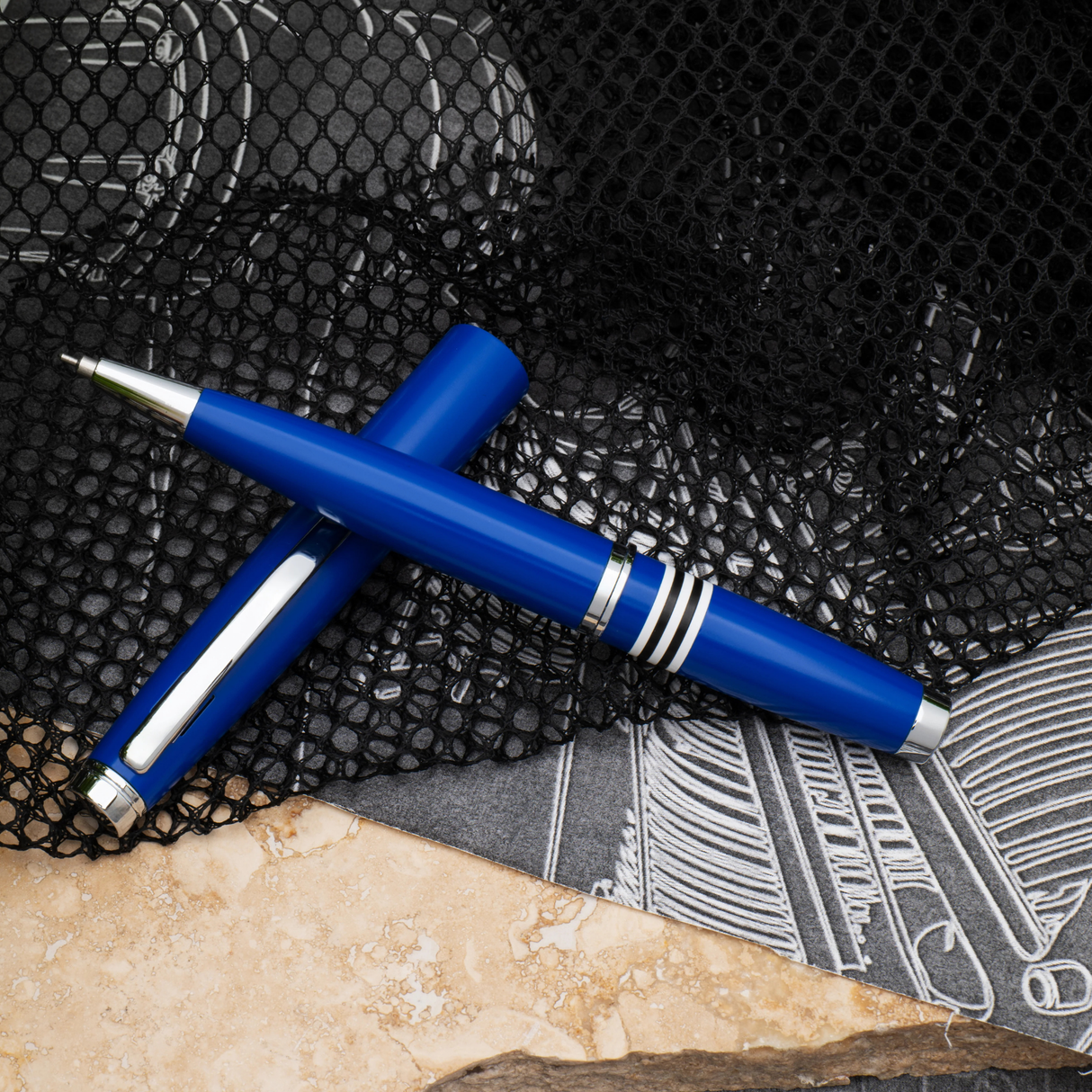 Monteverde USA Dakota Airforce Matte Blue Gel Pen Collection
