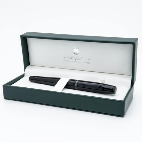Monteverde USA Invincia Stealth Black Rollerball Collection