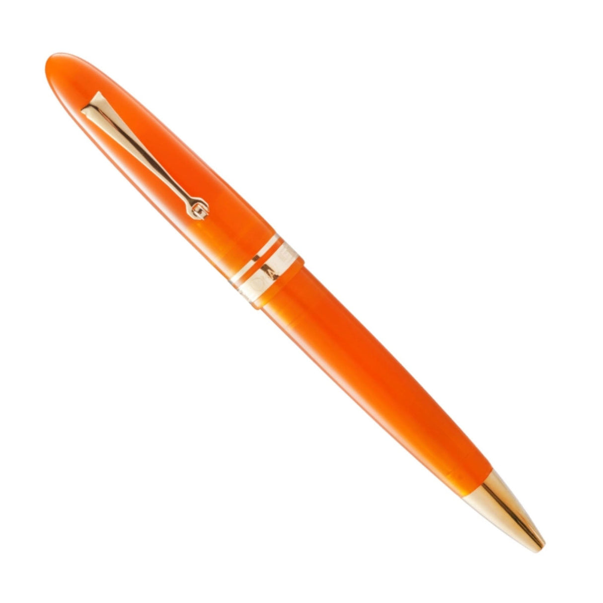 OMAS Ogiva Ballpoint Arancione with Gold Trim