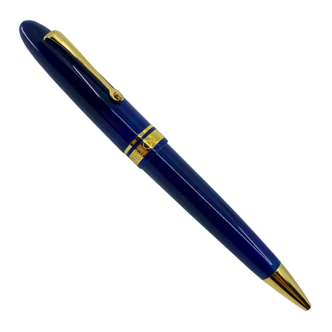 OMAS Ogiva Ballpoint Blue with Gold Trim