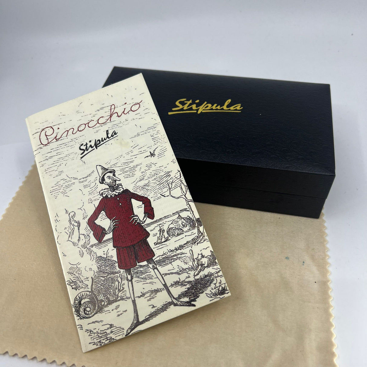 Stipula Pinocchio Special Edition Titanium nib Fountain Pen - circa 2002