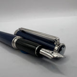 Montblanc Noblesse Blue 14K gold nib Fountain Pen - circa 1990