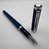 Montblanc Noblesse Blue 14K gold nib Fountain Pen - circa 1990