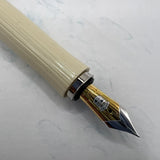 Graf Von Faber Castell Intuition Ivory Fluted Barrel Fountain Pen