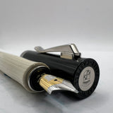 Graf Von Faber Castell Intuition Ivory Fluted Barrel Fountain Pen