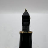 Pelikan M800 Black Gold trim - Window ink view Fountain Pen - Circa 1990