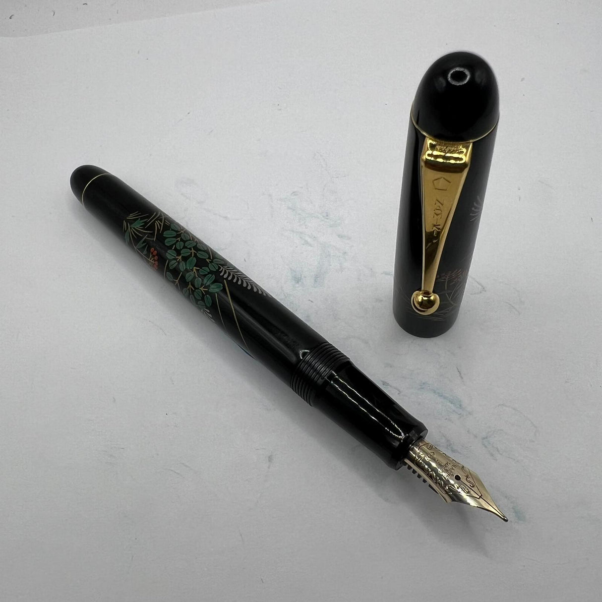Namiki Nippon Wildflowers Fountain Pen - circa 2000