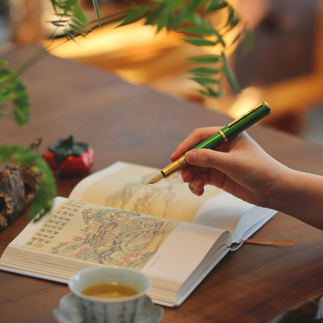 Panda Dorf Green Bamboo Forest Edition Fountain Pen Collection
