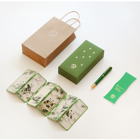 Panda Dorf Green Bamboo Forest Edition Fountain Pen Collection