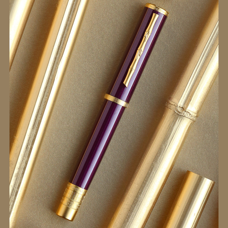 Panda Dorf Purple Bamboo Edition Fountain Pen Collection