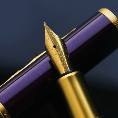Panda Dorf Purple Bamboo Edition Fountain Pen Collection