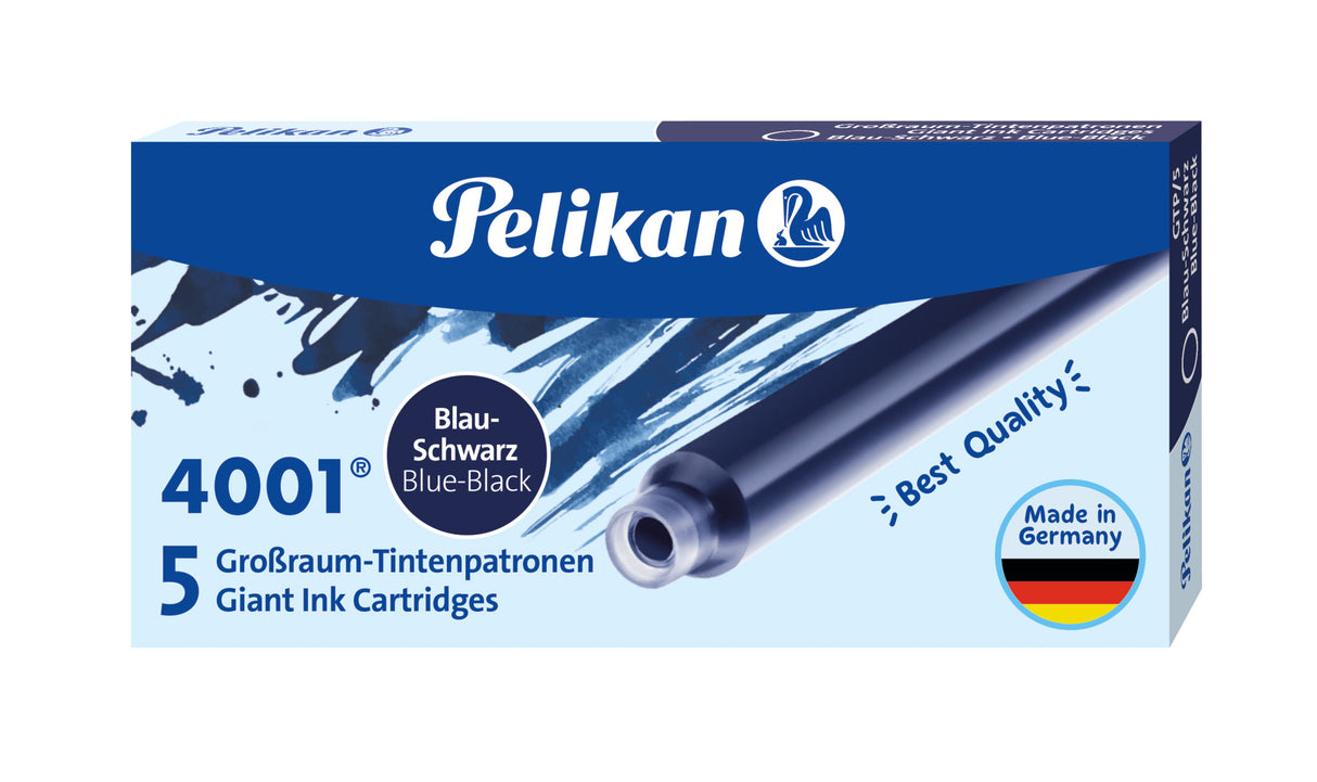 Pelikan 4001® Blue Black - GTP 5 Large Ink Cartridges