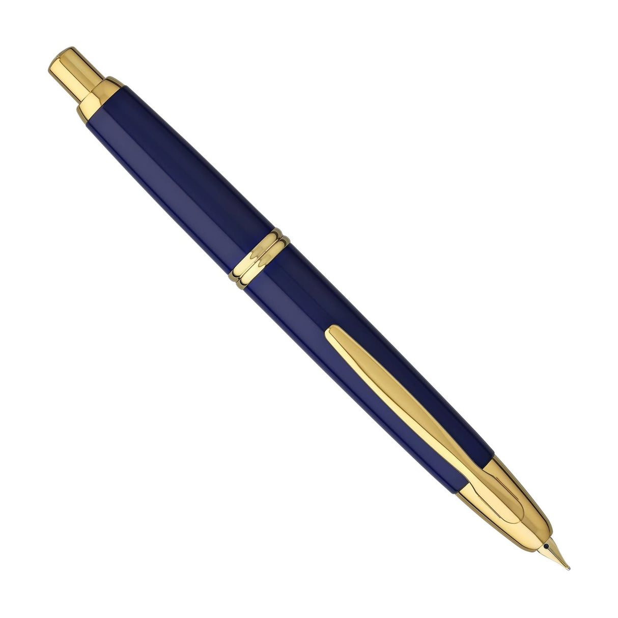 Pilot Vanishing Point Blue Gold - Fountain Pen