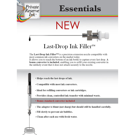 Private Reserve Ink Essentials: Last Drop Ink Filler