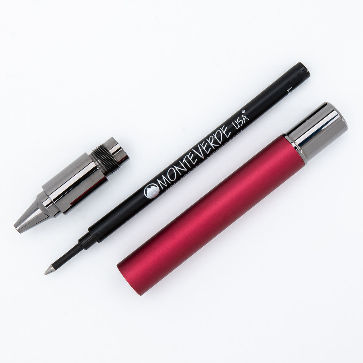 Monteverde USA® Ritma Anodized Red Rollerball Pen