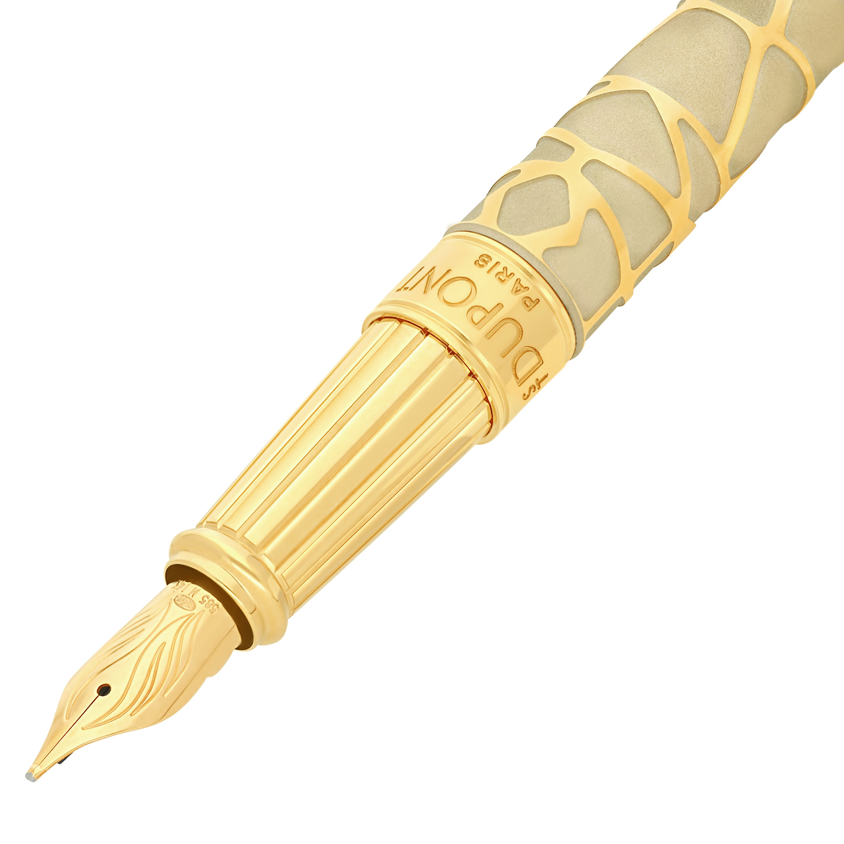 S.T. Dupont Line D Eternity x Richard Orlinski “Kong”  Gold Fountain Pen Collection